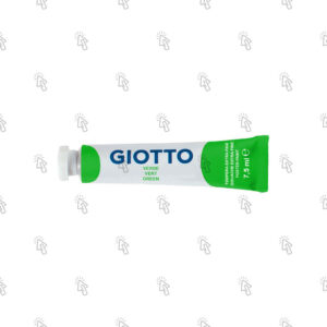 Colori a tempera Giotto Extra Fine: tubetto da 7,5 ml, confezione con 10 u., verde