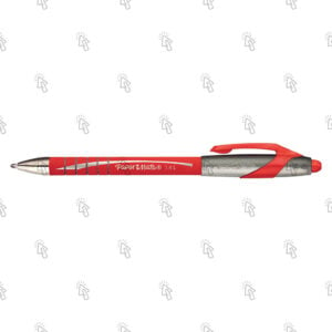 Penna Paper Mate FlexGrip Elite: rosso, 1.4 mm, cf. da 12 pz.