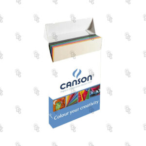 Carta colorata per usi artistici Canson Colorline: in fogli, confezione con 25 u., 70 × 100 cm, 34 cioccolato