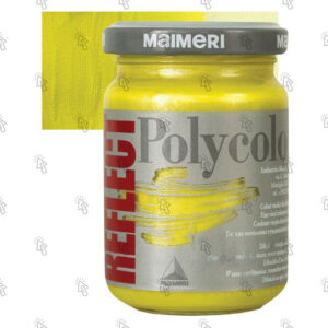 Colore acrilico Maimeri Polycolor Reflect: giallo perlato, 140 ml