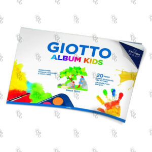 Carta per la pittura Giotto Album Kids: in fogli, blocco con 20 u.