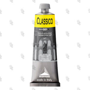 Colore ad olio Maimeri Classico: giallo di cadmio chiaro, 60 ml