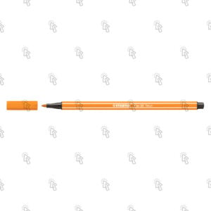 Pennarello Stabilo Pen 68: arancio fluo, medio, cf. da 10 pz.