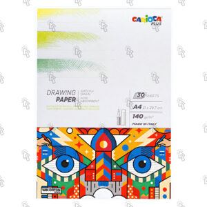 Blocco di carta per disegno Carioca Plus Marker: 210 X 297 mm