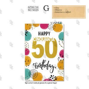 Biglietto aug. Cromo: 50 anni
