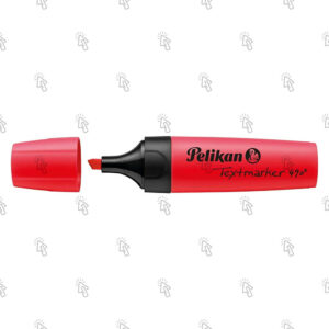 Evidenziatore a pennarello Pelikan Textmarker 490: rosso, cf. da 10 pz.