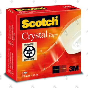 Nastro adesivo 3M Crystal Tape: 19 mm