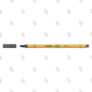 Penna a fibra Stabilo point 88: grigio scuro, fine, cf. da 10 pz.