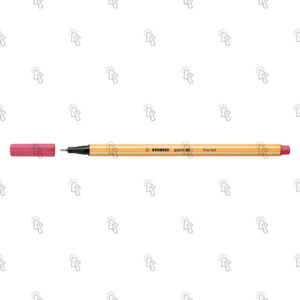 Penna a fibra Stabilo Point 88: rosso fragola, 0.4 mm, cf. da 10 pz.