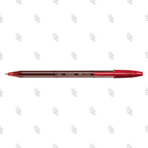 Penna Bic Cristal Exact: rosso, 0.7 mm, cf. da 20 pz.