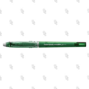 Penna gel Paper Mate InkJoy Erasable Gel: verde, medio, cf. da 12 pz.