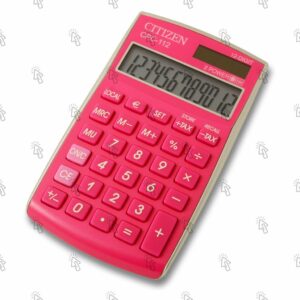 Calcolatrice tascabile Citizen CPC112OR: 12 cifre, fucsia