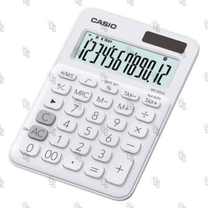 Calcolatrice da tavolo Casio MS-20UC-WE: bianco