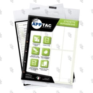 Etichette adesive AppTac: 70 X 27 mm