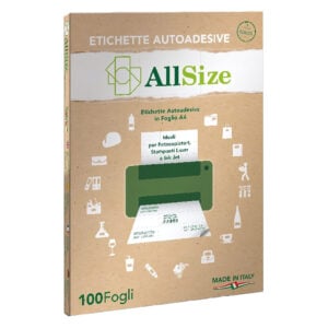 Etichette adesive Rotolificio Pugliese Allsize: 210 X 99 mm