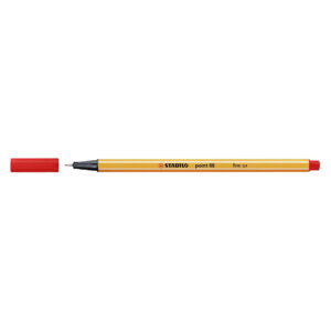 Penna a fibra Stabilo point 88: rosso