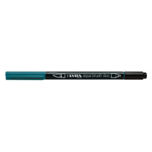 Pennarello Lyra Aqua Brush Duo: blu di cobalto verdastro