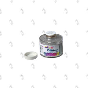 Porporina CWR DECO Glitter: in barattolo, con dosatore, pz./u. 150 ml, argento