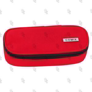 Astuccio ovale Comix: rosso