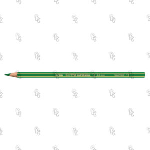 Pastelli a matita Giotto Supermina: confezione con 12 pz., mina verde smeraldo