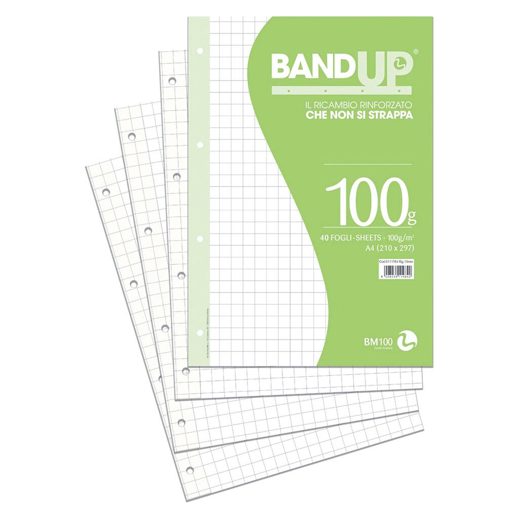Ricambio per quaderni ad anelli BM Band-Up: A4