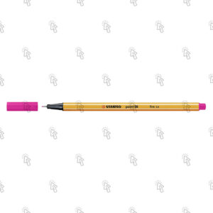 Penna a fibra Stabilo point 88: rosa chiaro, fine, cf. da 10 pz.