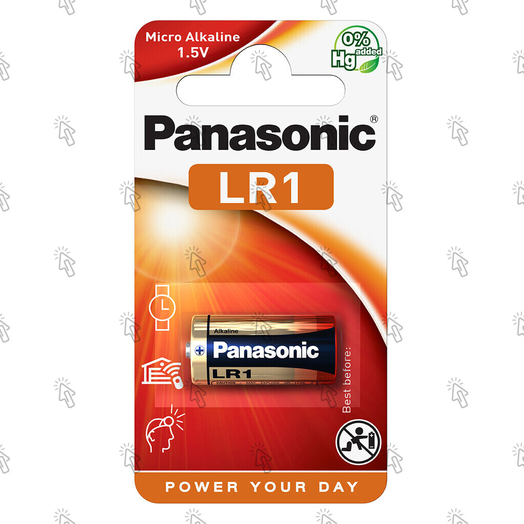 Batteria LR1 Panasonic Cell Power: cilindrica
