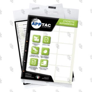 Etichette adesive AppTac: 37 X 27 mm