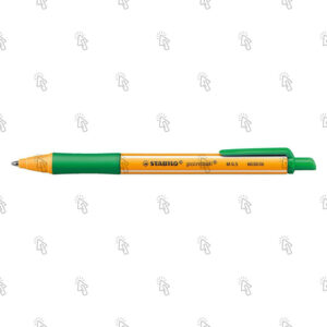Penna Stabilo Pointball: verde, medio, cf. da 10 pz.