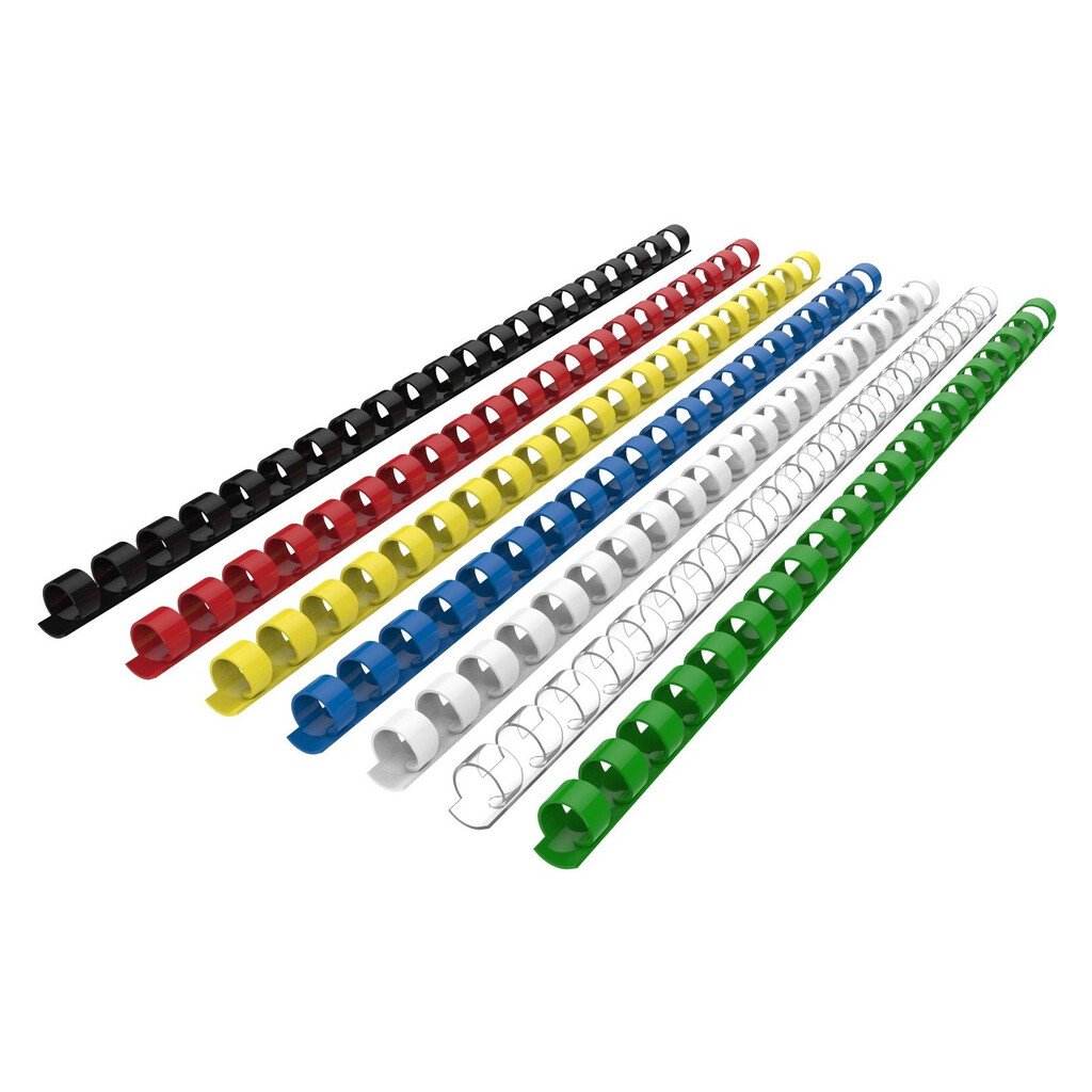 Dorso per rilegatura in plastica Fellowes: 28 mm