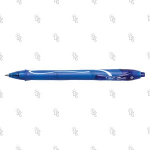 Penna gel Bic Gel-ocity Quick Dry: blu, 0.7 mm, cf. da 12 pz.