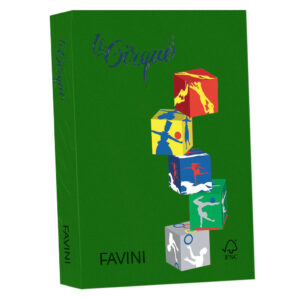 Carta Favini Le Cirque Colori Forti: verde bandiera 208
