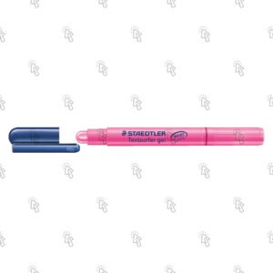 Evidenziatore a stick Staedtler Textsurfer Gel 264-23: confezione con 10 pz., inchiostro rosa