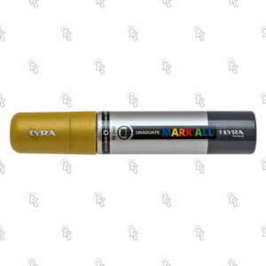 Marcatore Lyra Graduate Mark All: oro, 15 mm, cf. da 4 pz.