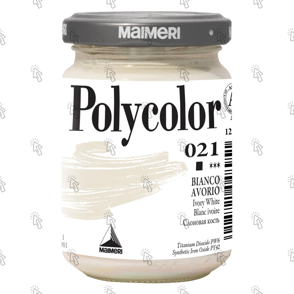 Colore vinilico Maimeri Polycolor: bianco avorio