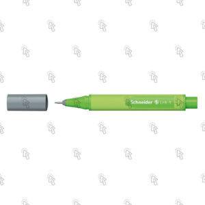 Penna a fibra Schneider Link-It: silver grey, 0.4 mm, cf. da 10 pz.
