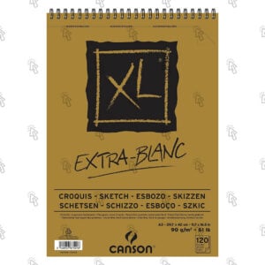 Carta per il disegno Canson XL Extra Bianco: in fogli, blocco (album) con 120 u., 29,7 × 42 cm