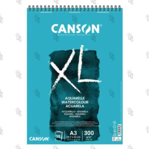 Carta per il disegno Canson XL Aquarelle: in fogli, blocco (album) con 30 u., 29,7 × 42 cm