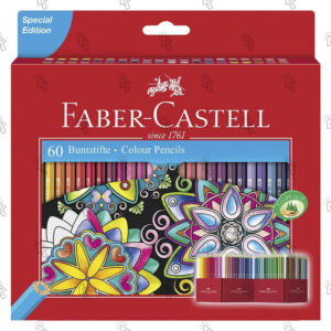 Matite colorate Faber-Castell Il Castello Eco + Biocolor: astuccio appendibile con 12 u.