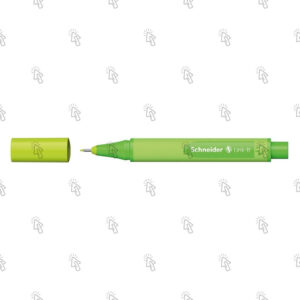 Penna a fibra Schneider Link-It: apple green, 0.4 mm, cf. da 10 pz.