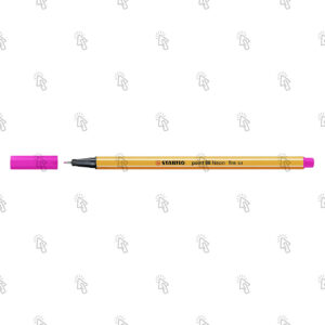 Penna a fibra Stabilo point 88: rosa fluo, fine, cf. da 10 pz.