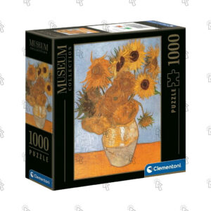 Puzzle Clementoni Museum Collection: 1000 pezzi, 50 X 69 cm, Girasoli di Van Gogh