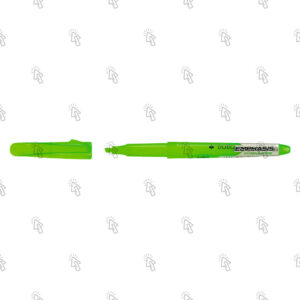 Evidenziatore a pennarello Tratto Emphasis: confezione con 12 pz., inchiostro verde