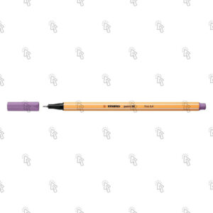 Penna a fibra Stabilo Point 88: malva chiaro, 0.4 mm, cf. da 10 pz.