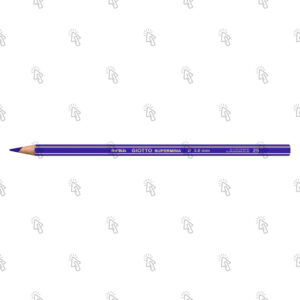 Pastelli a matita Giotto Supermina: confezione con 12 pz., mina blu oltremare