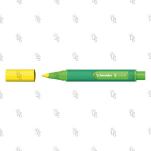 Penna a fibra Schneider Link-It: confezione con 10 pz., inchiostro apple-green, punta 1,0 mm