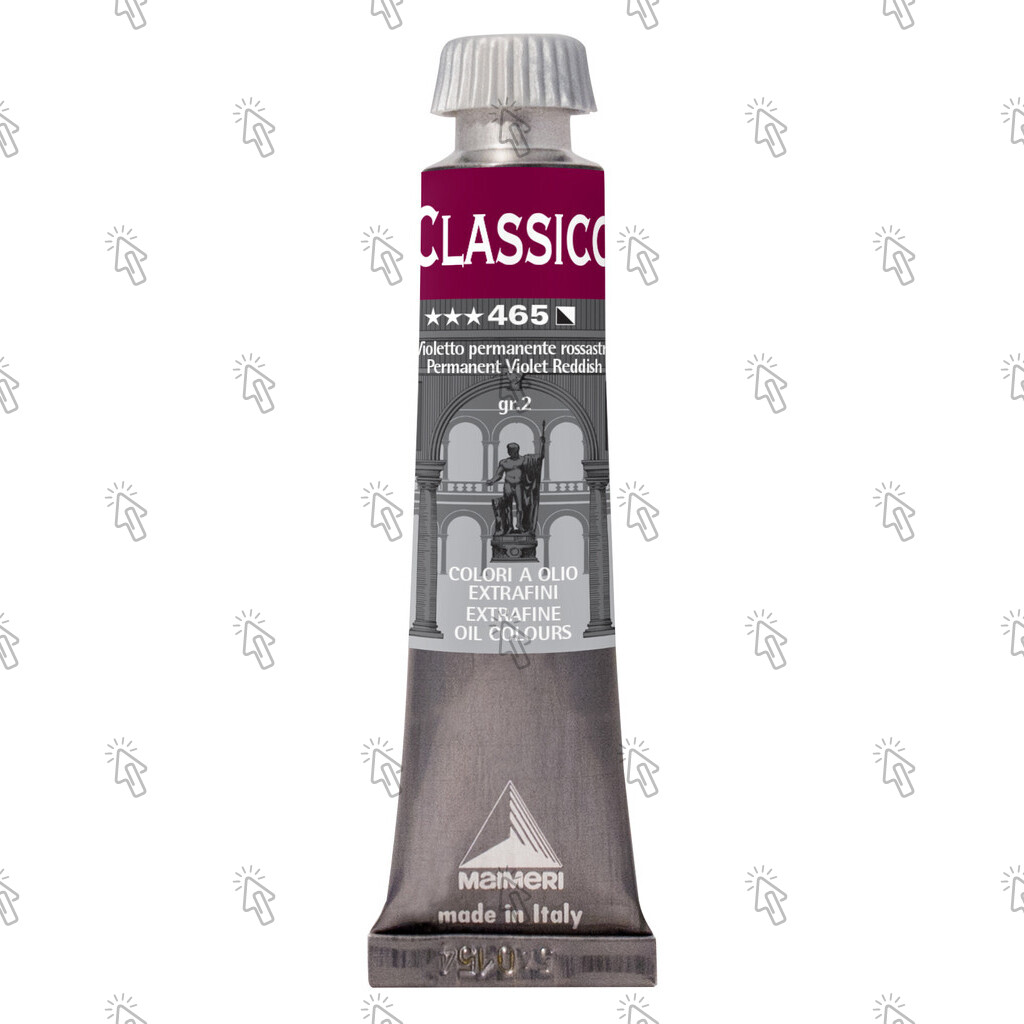 Colore ad olio Maimeri Classico: violetto permanente rossastro, 20 ml