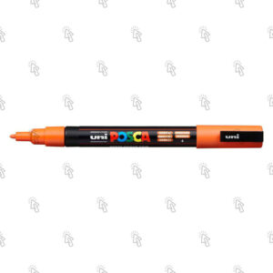 Marcatore Uni Posca PC-3M: arancio, 0.9 – 1.3 mm, cf. da 12 pz.