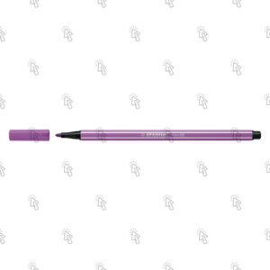 Penna a fibra Snowman Drawing Pen: nero, 0.6 mm, cf. da 12 pz.