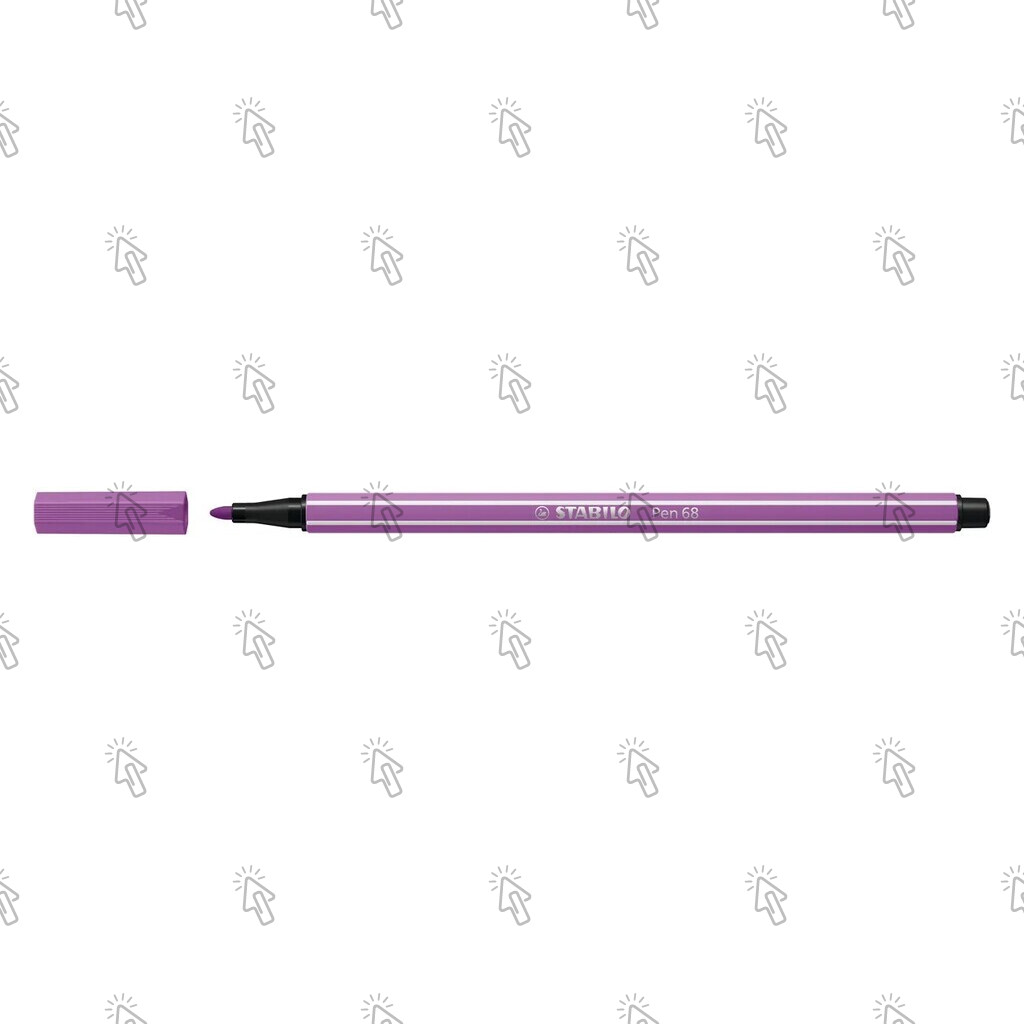 Penna a fibra Stabilo Pen 68: prugna